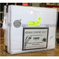 WHITE DOUBLE  LUXURY HOTEL QUALITY 1800 SERIES