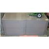 Image 1 : SHOWHOME PAIR OF 2 DRAWER GREY NIGHT STANDS