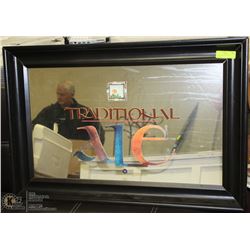 3FT X 2FT TRADITIONAL ALE MIRROR.