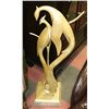 Image 1 : BRASS ABSTRACT ART STATUE - OVER 36" TALL