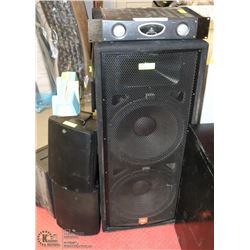 GROUP OF JBL AND AT COMMERCIAL SPEAKERS SOLD WITH