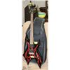 Image 1 : GUITAR ELECTRIC BC RICH KKW BLACK/RED WITH SOFT