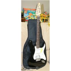 GUITAR ELECTRIC  STARCASTER BY FENDER BLACK