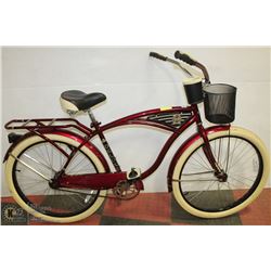 NEW 26" HUFFY DELUXE CRUISE BIKE,METALLIC