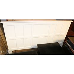 SHOWHOME WHITE DBL SIZE HEADBOARD