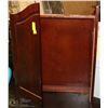 Image 1 : WOOD DART BOARD CABINET