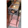 Image 1 : PAIR OF METAL PLANT STANDS