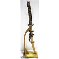 JAPANESE STYLE SWORD WITH STAND