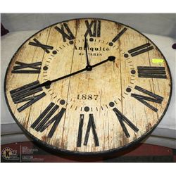 SHOWHOME LARGE DECORATIVE CLOCK AS IS
