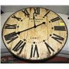 Image 1 : SHOWHOME LARGE DECORATIVE CLOCK AS IS
