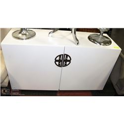 WHITE SHOWHOME 2 DOOR SIDEBOARD