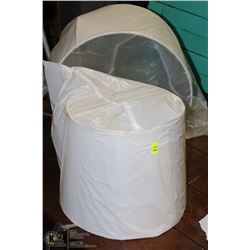 TWO ASSORTED SHOWHOME LAMPSHADES
