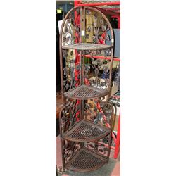 6' METAL CORNER SHELF