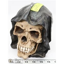 HEAVY RESIN SKULL REAPER PIGGY BANK,