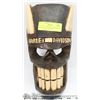 Image 1 : HARLEY DAVIDSON CARVED MASK SKULL WALL HANGING