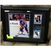 Image 1 : ESTATE FRAMED MARK MESSIER PICTURE &2 HOCKEY CARDS
