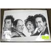 Image 1 : ESTATE PENCIL DRAWING OF SEINFELD CAST
