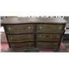 Image 1 : SHOWHOME 6 DRAWER DRESSER 69"X18"X39"H