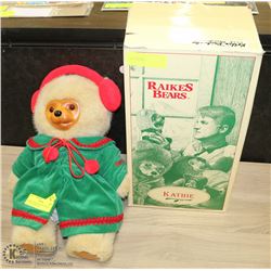 RAIKES BEARS  KATHIE # 6238 OF 7500 WITH ORIGINAL