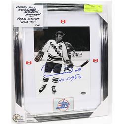 BOBBY HULL GUARANTEED AUTHENTIC AUTOGRAPHED