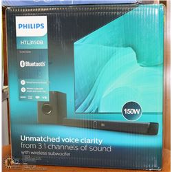 #21-PHILIPS SURROUND SOUND 150W BLUE TOOTH