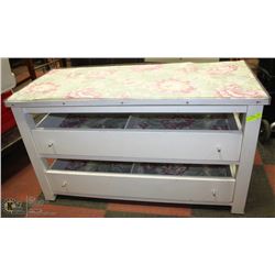 2 DRAWER CHEST 48"X22"X28"H