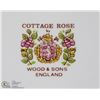 Image 2 : 56PC ROSE GARDEN IRONSTONE WARE BY MYOTT DISHSET