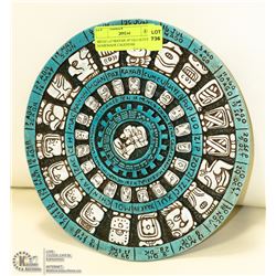 MEXICAN MAYAN 10" DIAMETER HOMEMADE CALENDAR