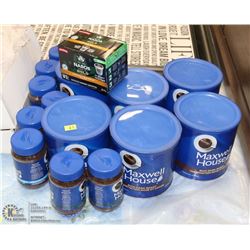 LARGE LOT OF ASSORTED COFFEES