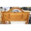 Image 2 : QUEEN SIZE SOLID WOOD BED FRAME INCL HEADBOARD