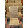Image 1 : SHOWHOME SET OF 5 WICKER SIDECHAIRS