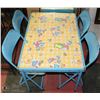 Image 1 : RAGGEDY ANNE AND ANDY KIDS TABLE AND 4 CHAIR SET