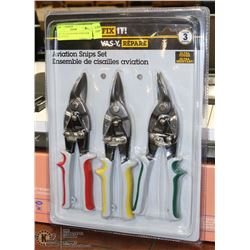 SET OF 3 AVIATION/TIN SNIPS NEW IN PACKAGE