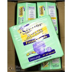 CASE OF 48 SECURE X-PLUS HEAVY BLADDER CONTROL