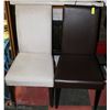 Image 1 : LOT OF 2 SHOWHOME SIDE CHAIRS,.