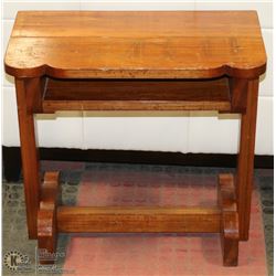 SOLID HANDMADE CHILDS DESK 12"X22"X22"H