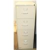 Image 1 : OFF WHITE 4 DRAWER FILING CABINET WITH 4   WALL