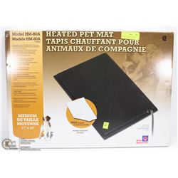 NEW INNOVATORS HEATED PET MAT WITH FLEECE COVER &