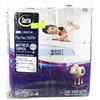 Image 1 : SERTA 3" GEL MEMORY FOAM QUEEN MATTRESS TOPPER &