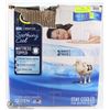 Image 1 : SERTA 3" GEL MEMORY FOAM QUEEN MATTRESS TOPPER &