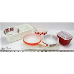 FLAT OF VINTAGE FIREKING ITEMS