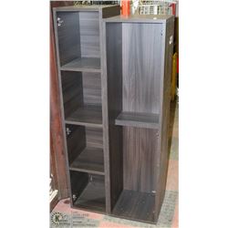 TWO CABINETS NO DOORS