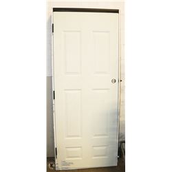 STORE DISPLAY WITH STEEL DOOR , OUTSIDE DOOR WITH