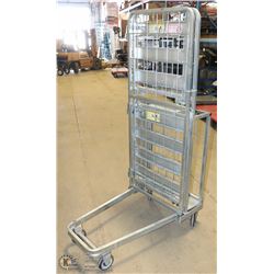 BOX STORAGE CART ON CASTORS, COMMERCIAL