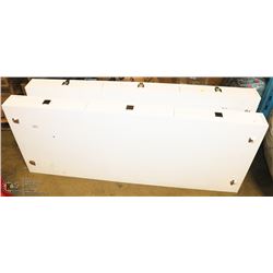 PAIR OF SHOWHOME 3 DRAWER DESK TOPS AS IS