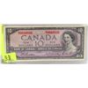 Image 1 : 1954 CANADIAN $10.00 BILL
