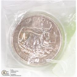 2013 CANADIAN 1OZ .999 SILVER $5 WILDLIFE COIN.