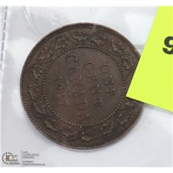 1917 GEORGE V CANADIAN LARGE PENNY.