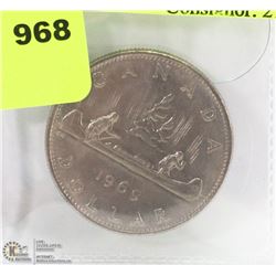 1969 CANADIAN $1.00 COIN.