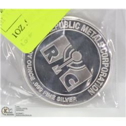 1OZ .999 REPUBLIC METALS COIN.